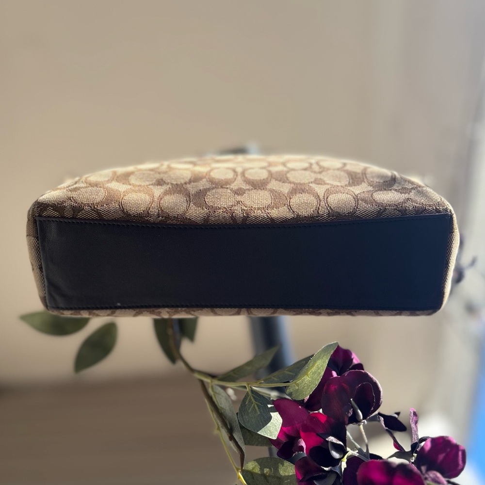 Coach Prairie Satchel in Signature Jacquard | 58875 | Brown Hangtag | GUC - Picture 7 of 11